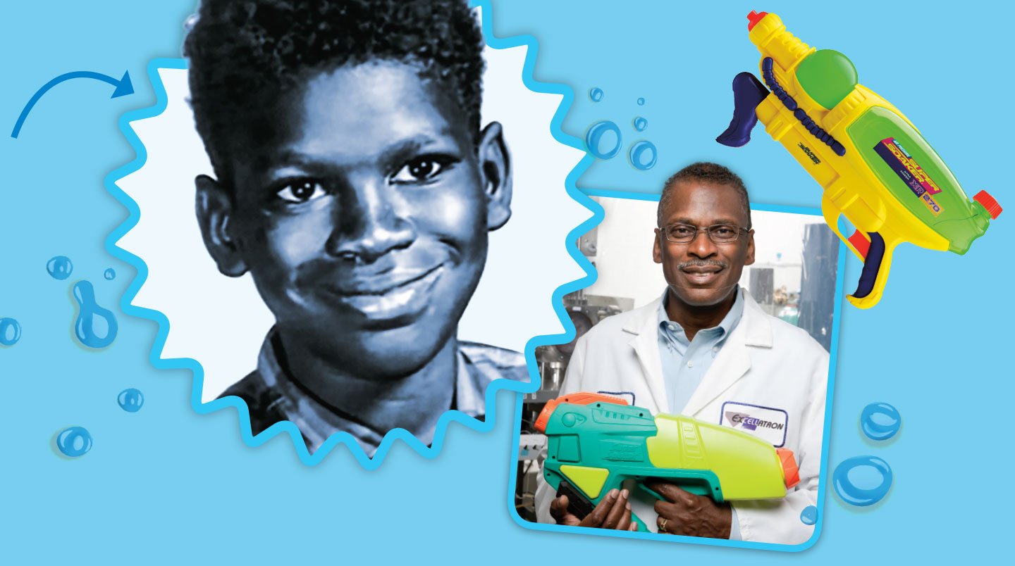 He Grew Up To Invent The Super Soaker