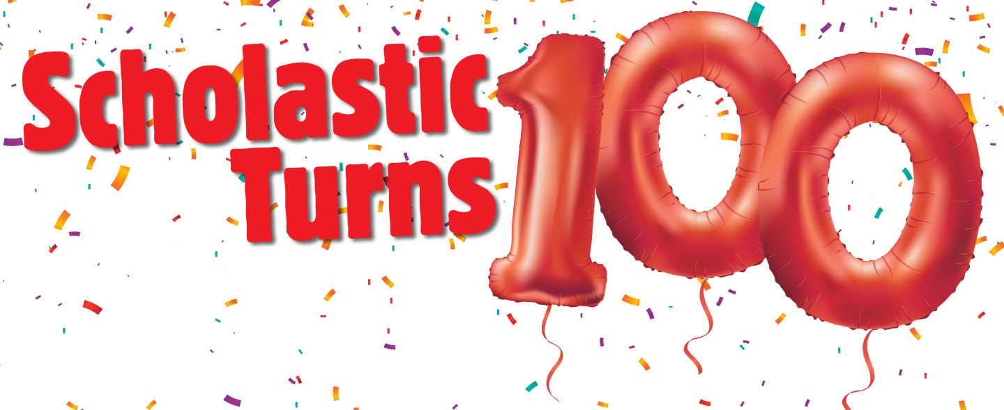 Text, scholastic turns 100